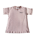 Kids Blush Stripe Oversized Dress