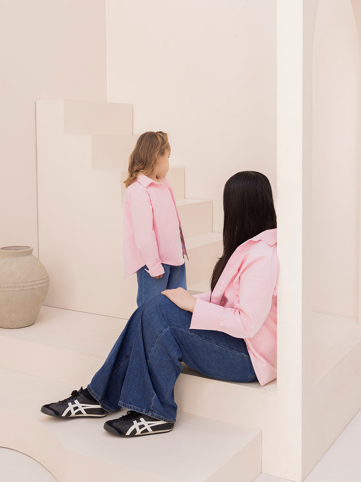 Rosie Oversized Oxford Shirt- Kids