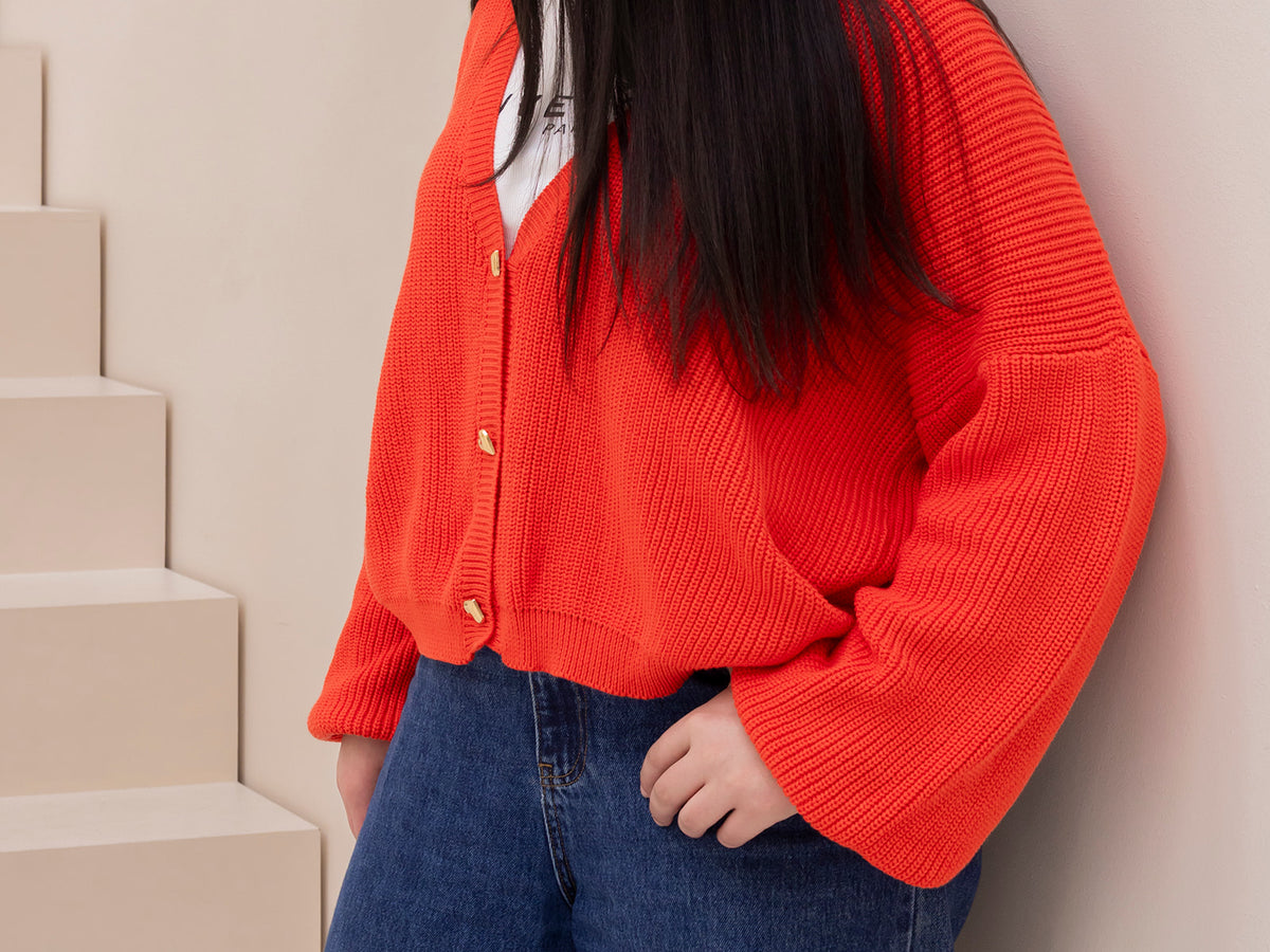 Red Hot Knit Cardigan- Women's (Pre-order)